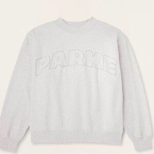 Women's Mockneck Pullover Sweatshirt - Parke x Target Heather Gray XXS/XS